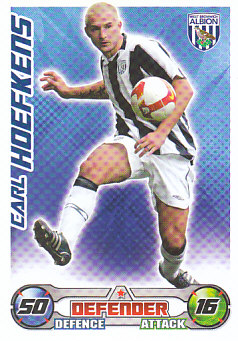 Carl Hoefkens West Bromwich Albion 2008/09 Topps Match Attax #314